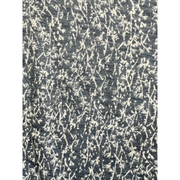 Liz Claiborne Blue Ivory Floral Print Sleeveless Blouse Large - Picture 4 of 6